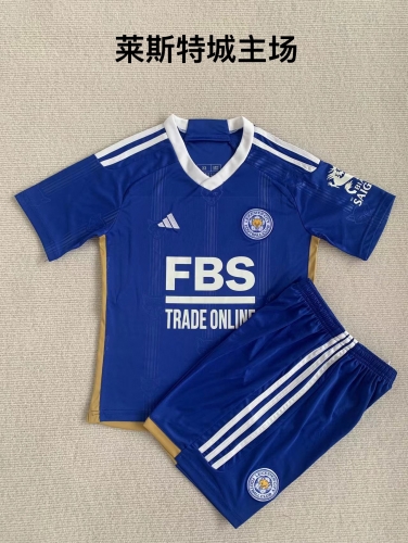 23-24 Leicester City Home KIDS+Adult Set