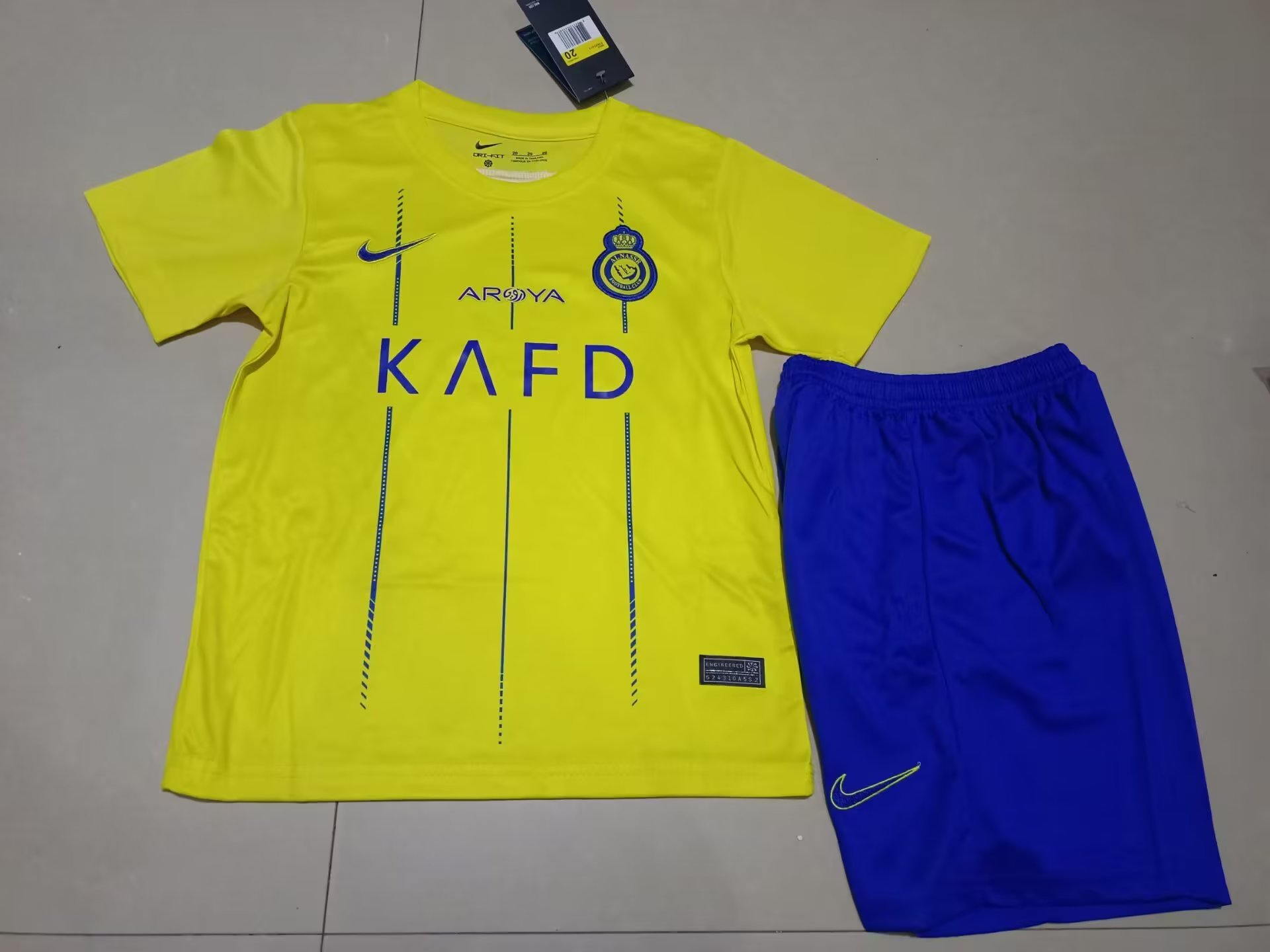 23-24 Al-Nassr FC home kits+adult suit