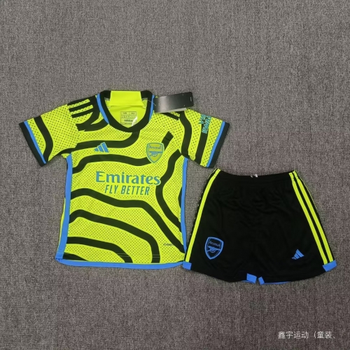 23-24 Arsenal Away Kids+Adult Set