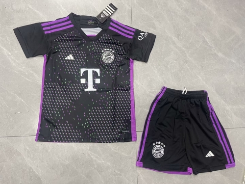 23-24 Bayern away Kids+Adult Set