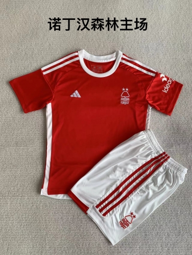 23-24 Nottingham Forest Home Kids+Adult Set