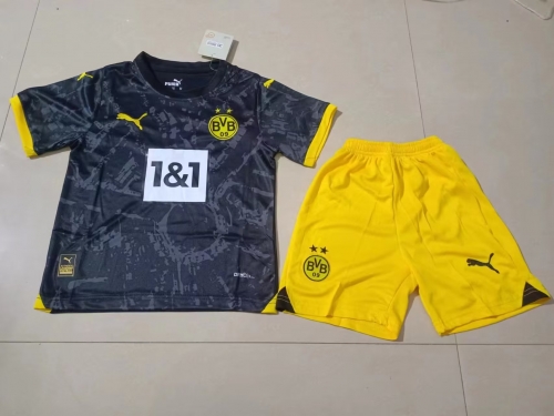 23-24 Dortmund Away Kids+Adult Set