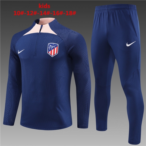 23-24 Atletico Madrid Royal Blue [Player Edition] Kids+Adult Training Kit