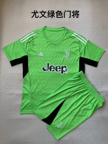 23-24 Juventus Green Goalkeeper Kids+Adults