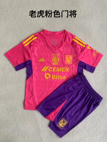 23-24 Tiger Pink Goalkeeper Kids+Adult Set