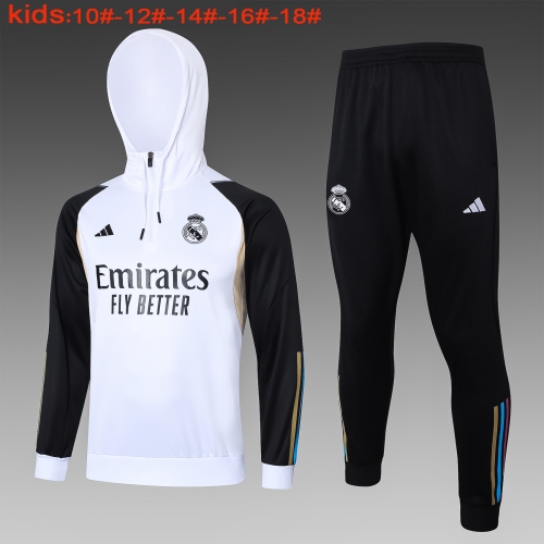 23-24 Hat Real Madrid White Children's Clothing KIDS
