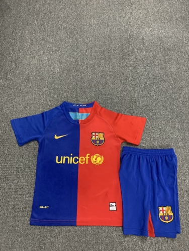 08-09 Retro Barcelona Home, please note that socks may need to be delivered for the new season or similar brand colors