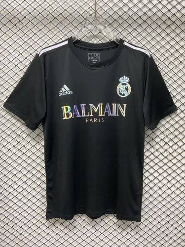 23-24 Real Madrid Black T-shirt