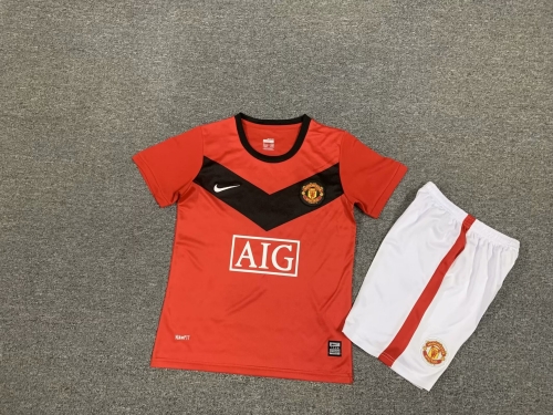 09-10 Manchester United Home Retro kids