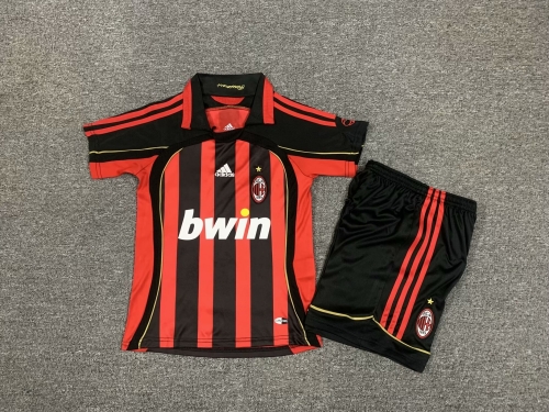 06-07AC Milan Home, Retro kids