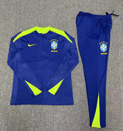 24-25 Brazilian Blue [Player Edition] Kids+Adult Training Clothes