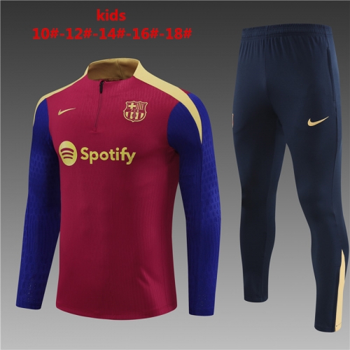 24-25 Barcelona Red [Player Edition] Kids+Adult Training Clothes