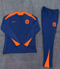 24-25 Netherlands, Treasure Blue [Player Edition] Kids+Adult Training Clothes