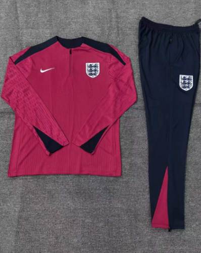24-25 England Red Kids+Adult Training Clothes
