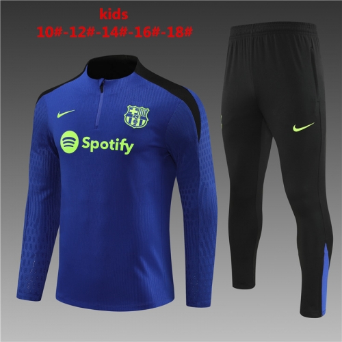 24-25 Barcelona Blue [Player Edition] Kids+Adult Training Clothes