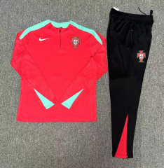24-25 Portugal, red [player version] kids+adult training uniform