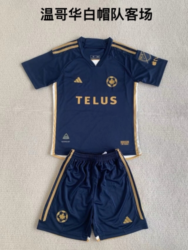 24-25 Vancouver Whitecaps away kids+adult set