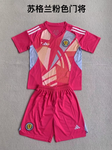 24-25 Scotland, Pink Goalkeeper Kids+Adult Set