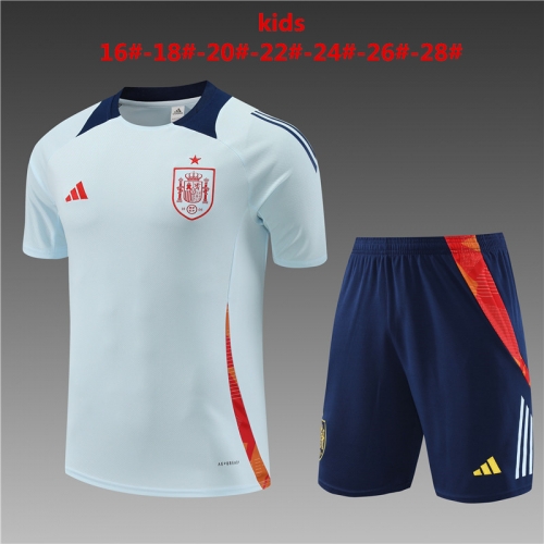 24-25 Spanish Light Blue Kids+Adult Set