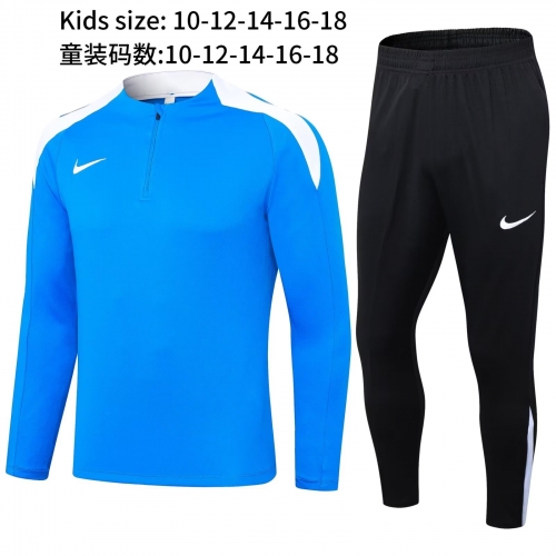 24-25 Nike Blue Training Clothes for Children+Adults