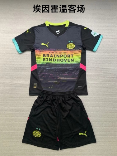 24-25 Eindhoven away kids+adult set