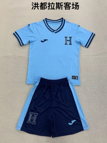 24-25 Honduras away kids+adult set