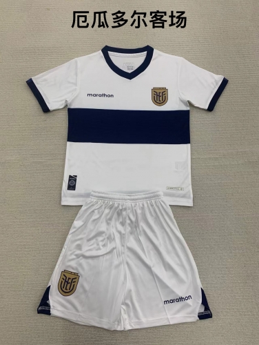 24-25 Ecuadorian away kids+adult set