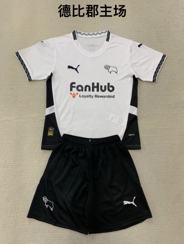 24-25 Derby County Home Kids+Adult Set