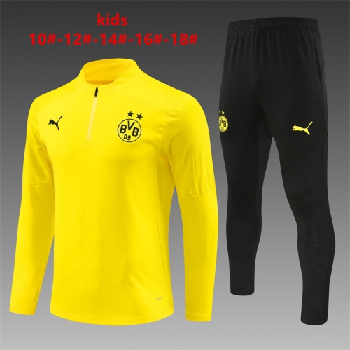 24-25 Dortmund Yellow Training Suit Kids+Adult Set