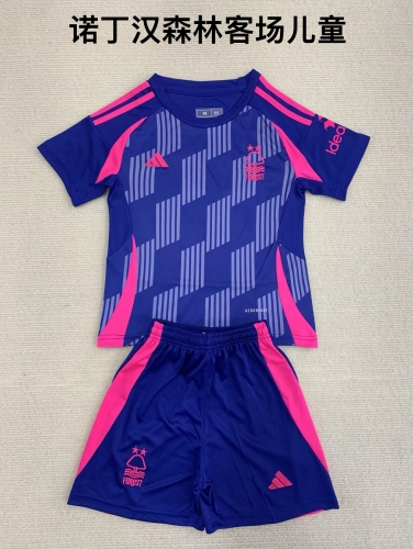 24-25 Nottingham Forest away kids+adult set