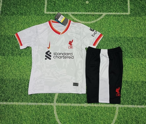 24-25 Liverpool 2 away kids+adult set