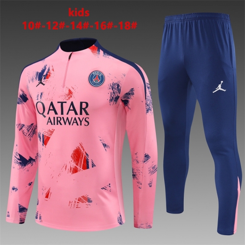 24-25 Jordan Paris Pink [Camouflage] PSG Training Suit for Kids+Adults