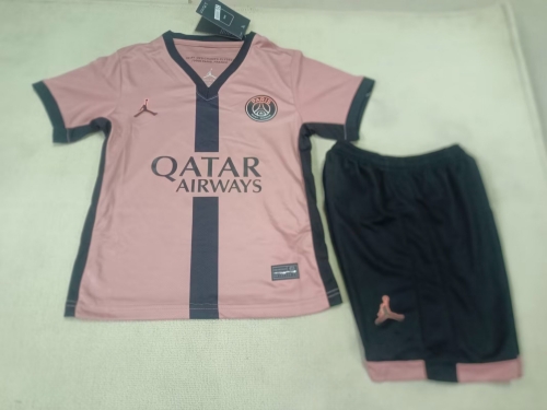 24-25 PSG Paris 2 away kids+adult set