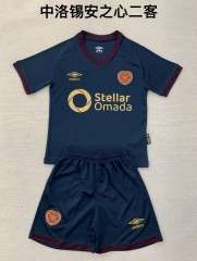 24-25 Heart of Lothian 2 away kids+adult set