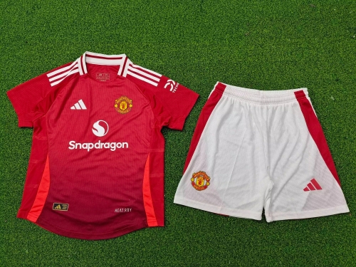 24-25 Manchester United Home Kids Player Version