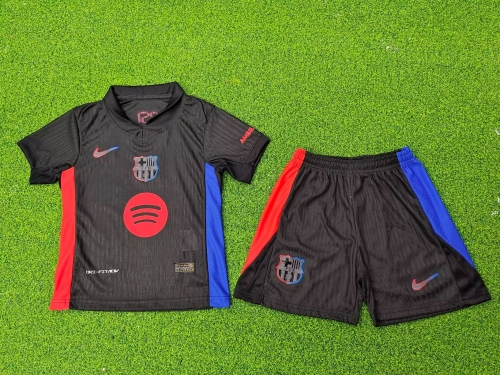 24-25 Barcelona away kids player version