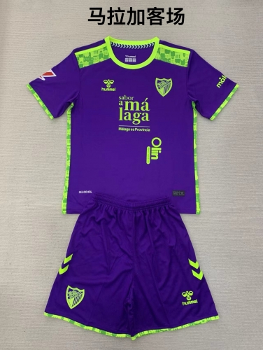 24-25 Malaga away kids+adult set