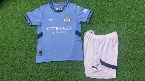 24-25 Manchester City Home Kids Player Version