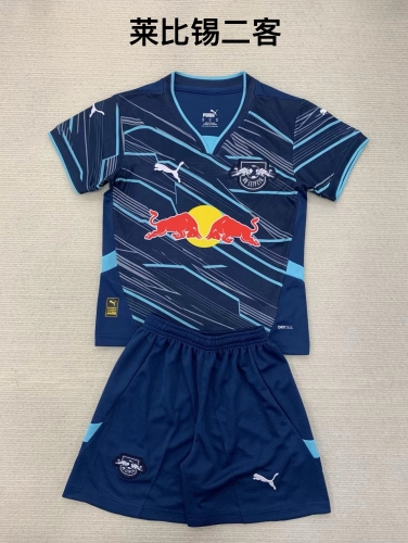 24-25 Leipzig 2 away kids+adult set