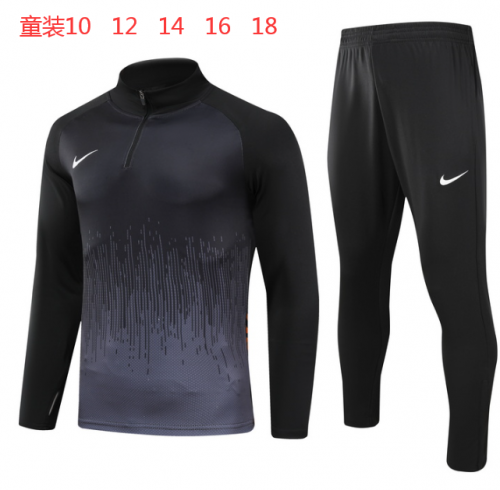 24-25 Nike Black B Half Pull Kids+Adult Training Clothes