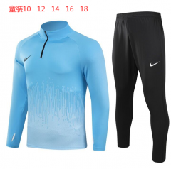 24-25 Nike Blue B Half Pull Kids+Adult Training Clothes