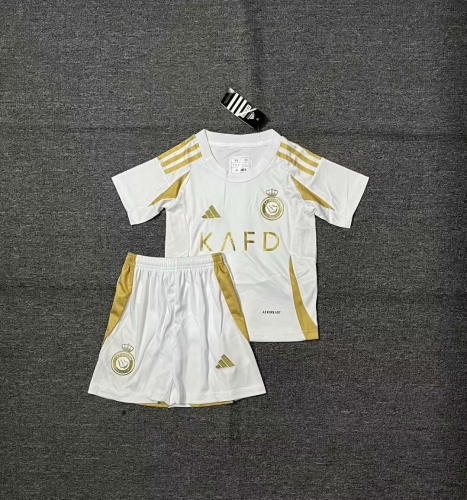 24-25 Al-Nassr FC 2 away kids+adult suit