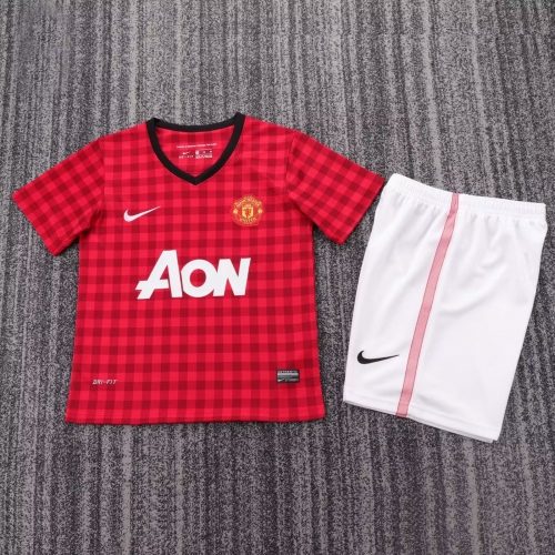 Retro 12-13 Manchester United home kids