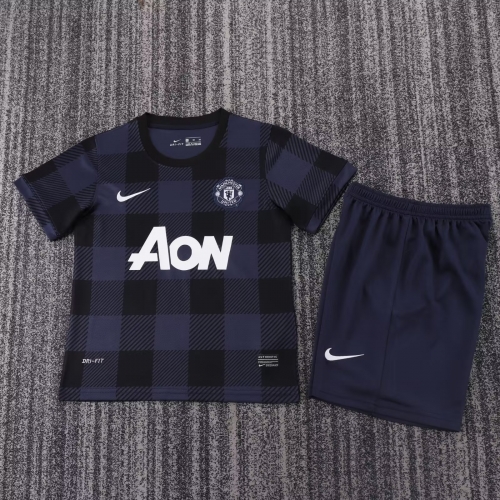 Retro 13-14 Manchester United away kids