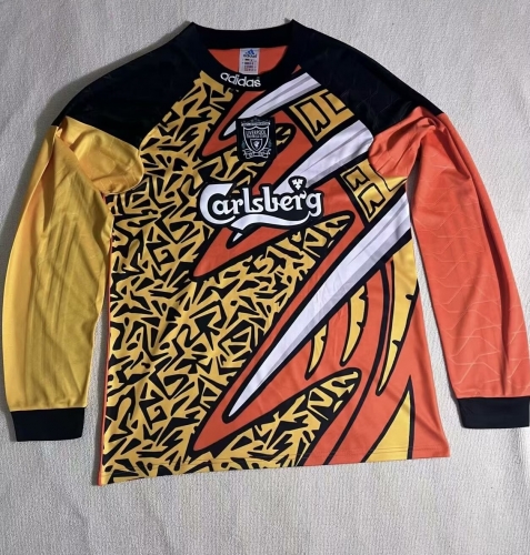 95-96 Liverpool goalkeeper orange long sleeved