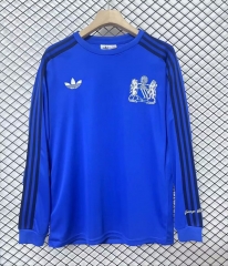 24-25 long sleeved Manchester United joint edition blue