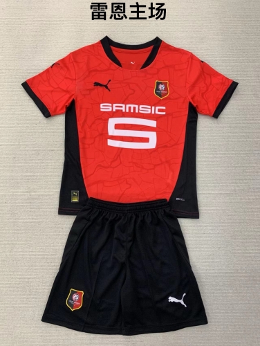 24-25 Rennes home kids+adult set