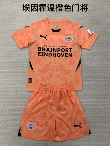 24-25 Eindhoven Orange Goalkeeper Kids+Adult Set