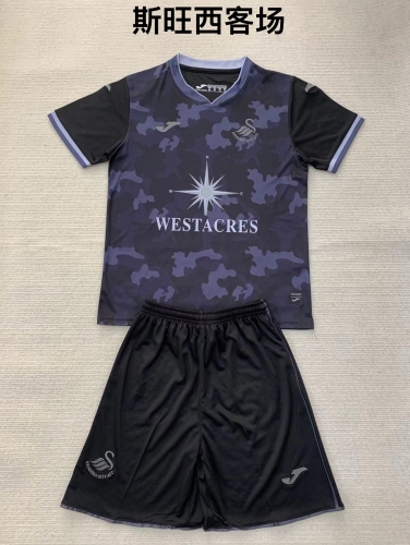 24-25 Swansea away kids+adult set