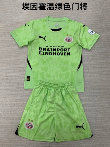 24-25 Eindhoven Green Goalkeeper Kids+Adult Set